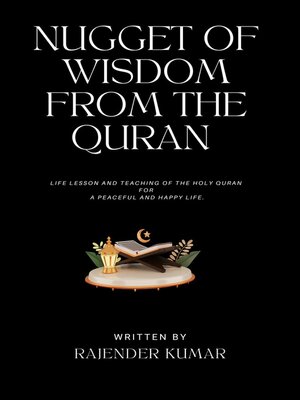 cover image of Nugget of Wisdom from the Quran